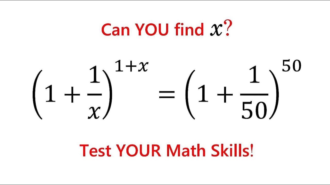 This exponential equation will test you.
