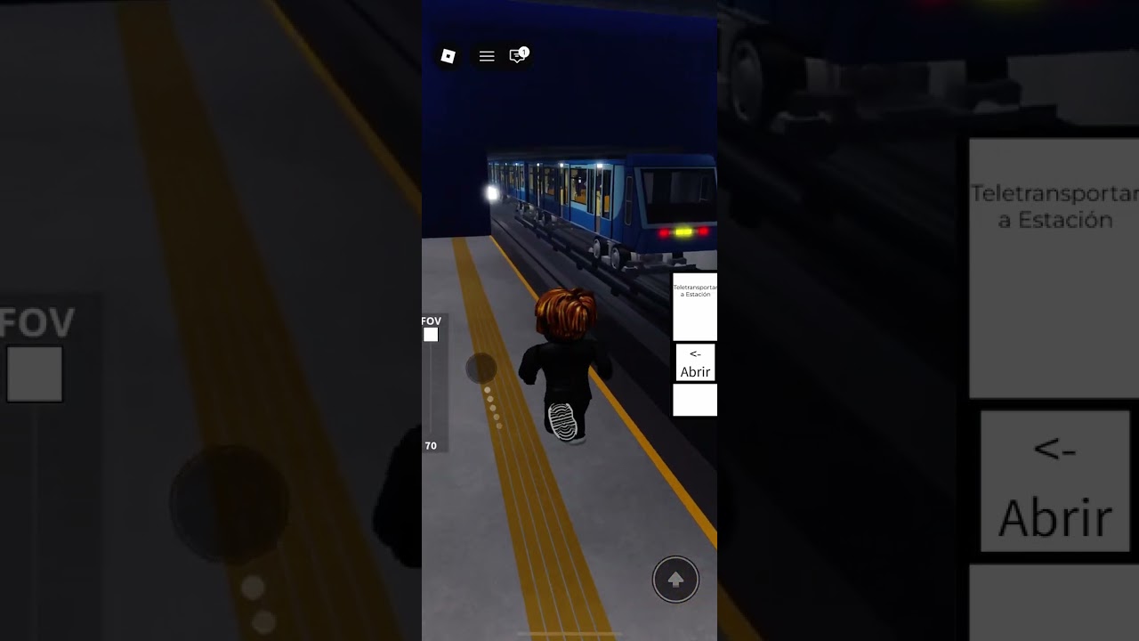 J’essaye le métro de Santiago dans Roblox