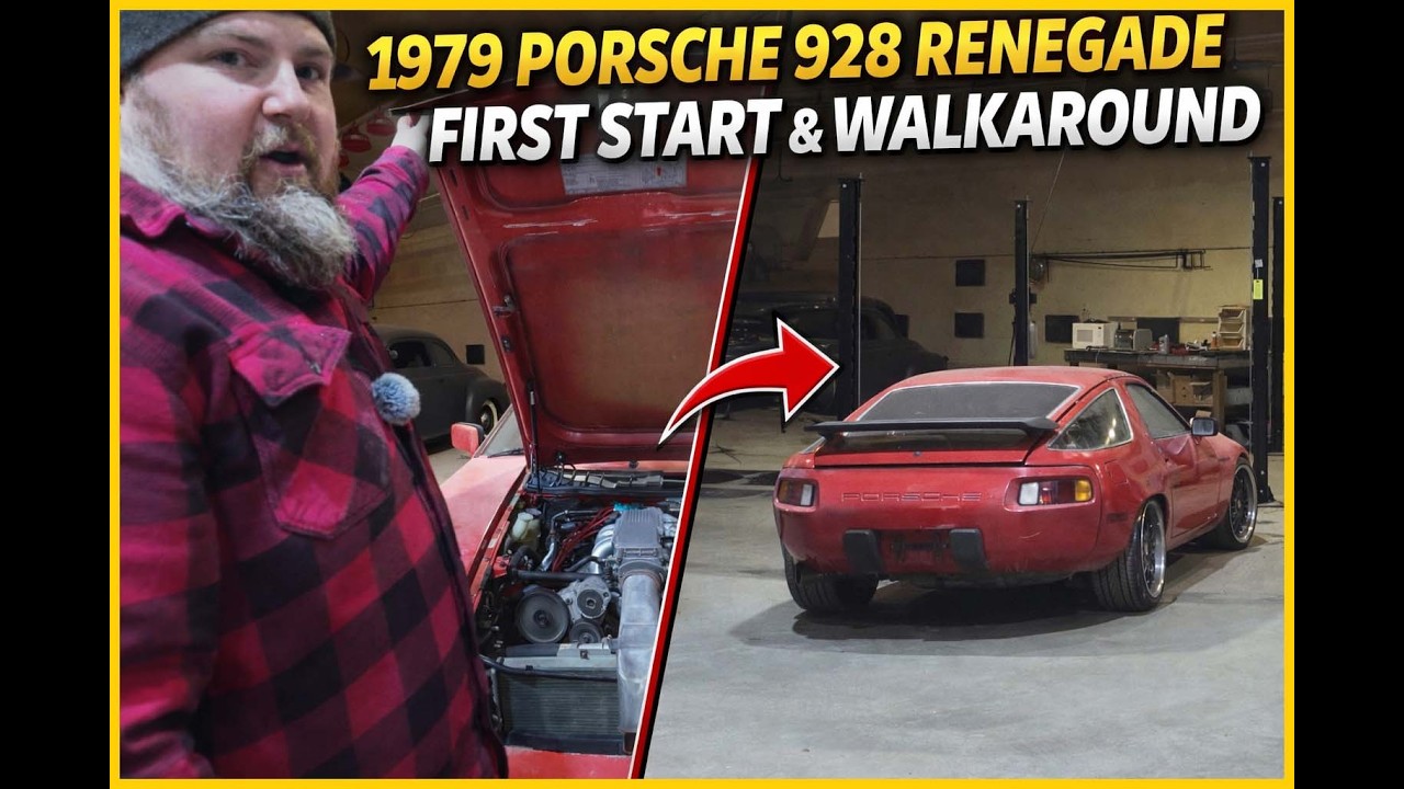 Renegade Porsche 928--First Start And Walk Around