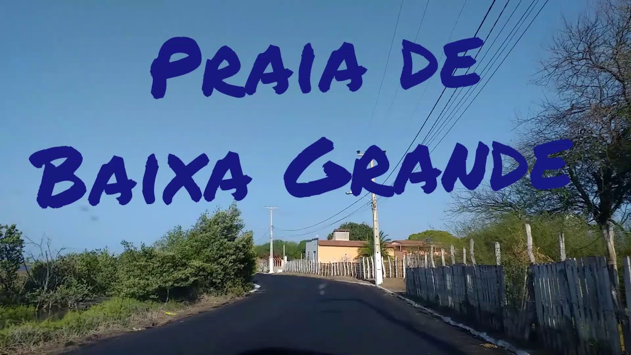 Conhecendo a praia de Baixa Grande  em Areia Branca - RN