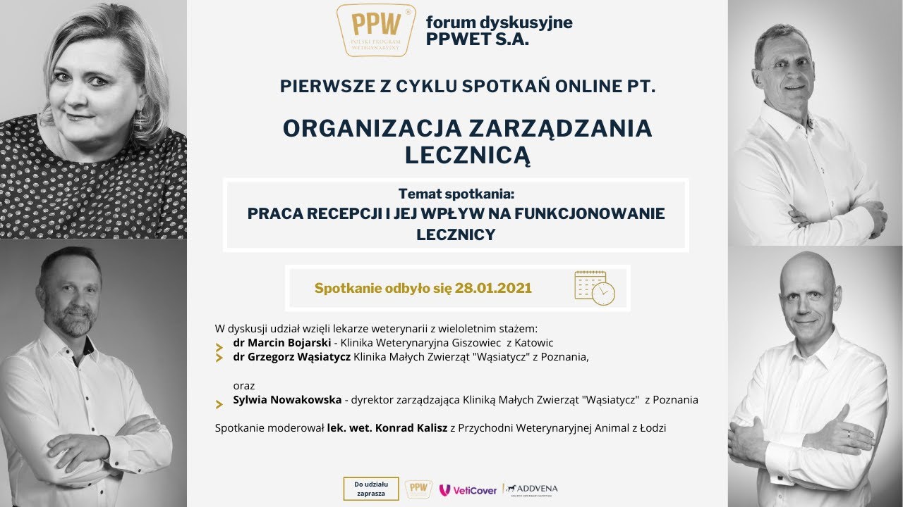Organizacja zarządzania lecznicą - Praca recepcji i jej wpływ na funkcjonowanie lecznicy. PPWET S.A.