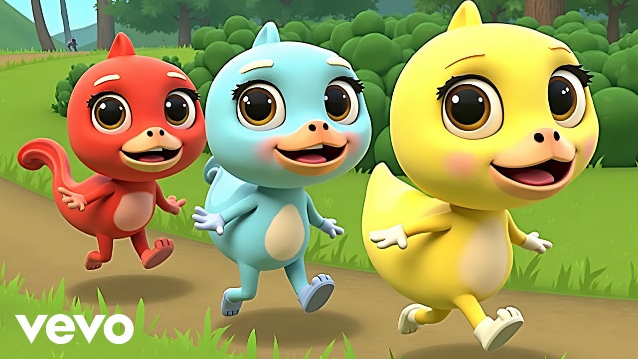 Five Little Ducks | Busy Bee Nursery Rhymes | Fun Counting Song for Kids | Toddler Learning Video