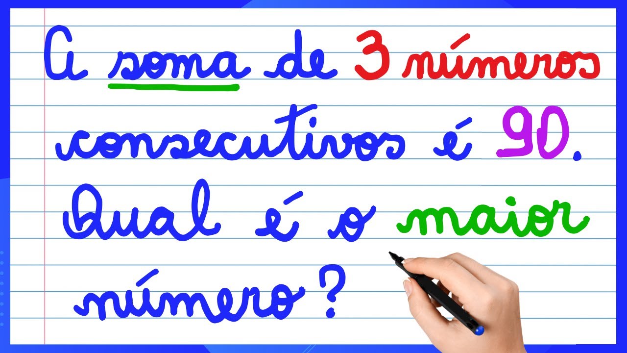 APRENDA RESOLVER PROBLEMAS DE MATEMÁTICA! EXPLICAÇÃO PARA INICIANTES USANDO EQUAÇÃO DO 1º GRAU!