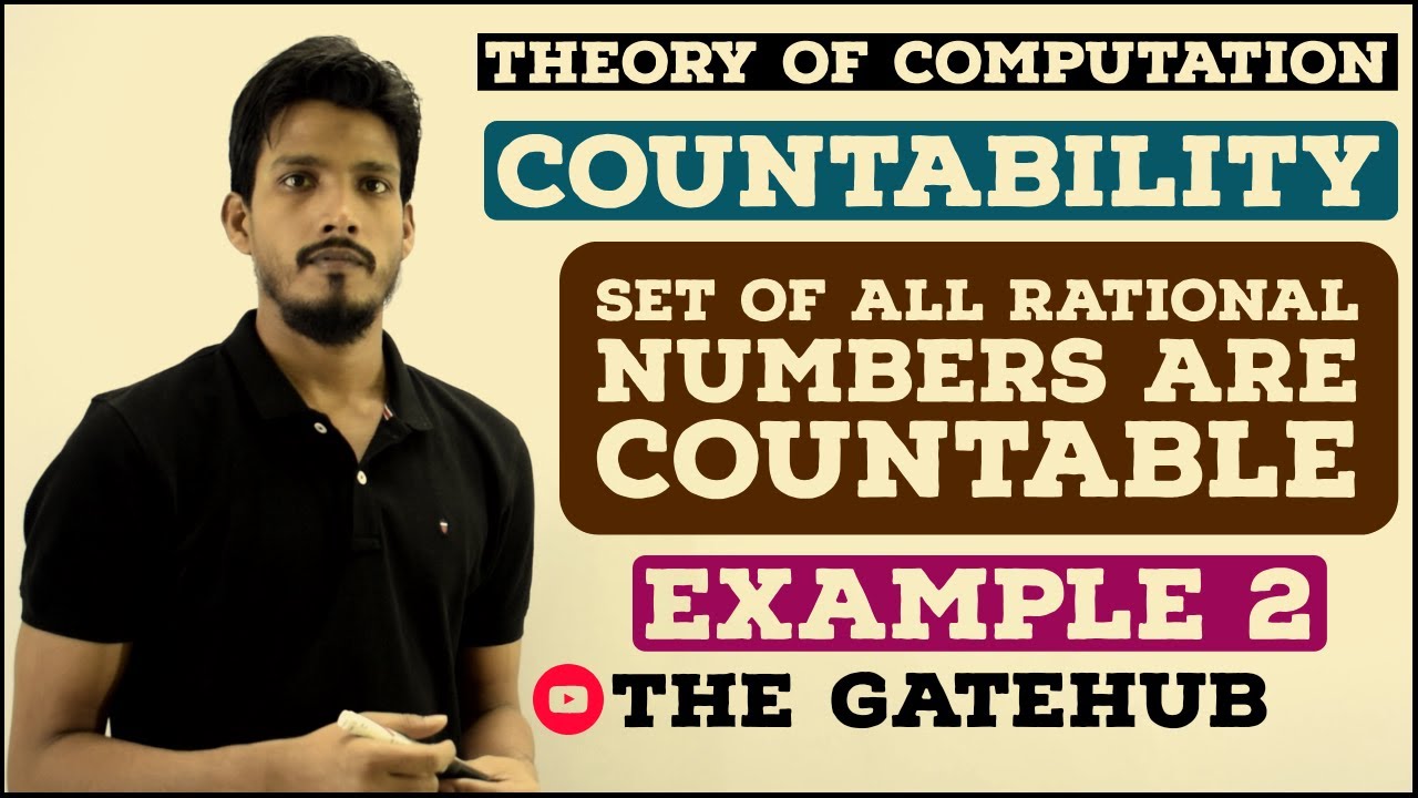 Countability Example 2 (Set of all rational numbers are Countable) | TOC | Automata Theory