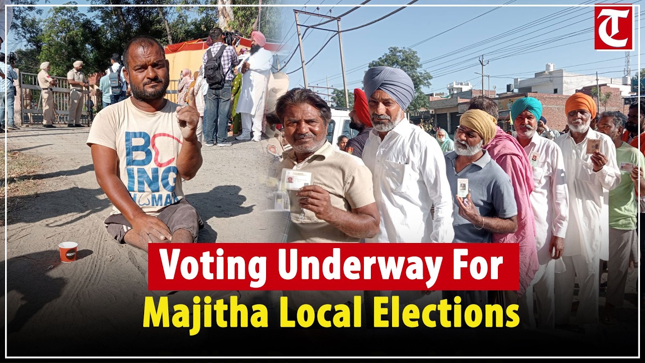 Voting Begins for Municipal Corporation and Panchayat Elections in Majitha, Amritsar