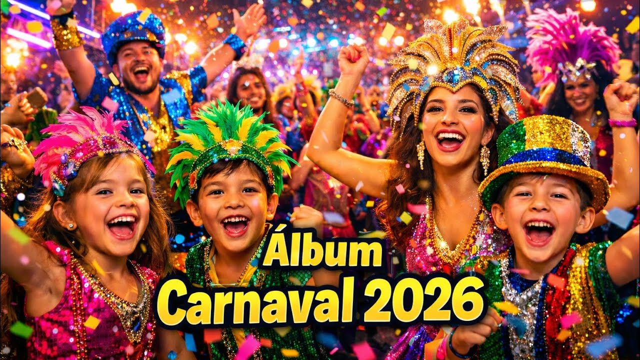 Álbum de Canciones de Carnaval 2026 🎉 21 Minutos de Música Infantil y Familiar para Bailar