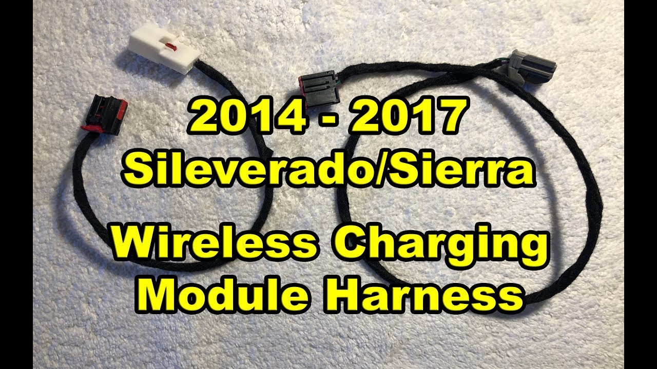 2014 - 2017:  Silverado/Sierra - Wireless Charging Harness Rev. 2