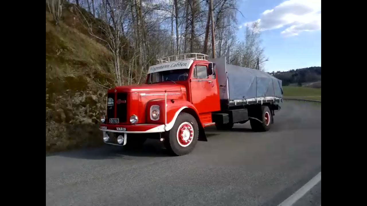 Scania 76 test run after winterstorage