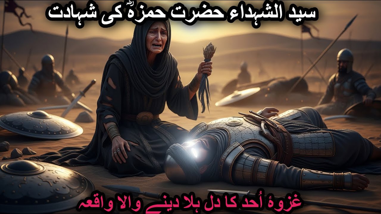 Syed-ush-Shuhada Hazrat Hamza (RA) Ki Shahadat | Ghazwa-e-Uhud Ka Dil Hila Denay Wala Waqia#hamaz