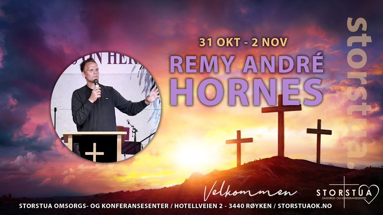 Velkommen til møte på Storstua med Remy Andre Hornes