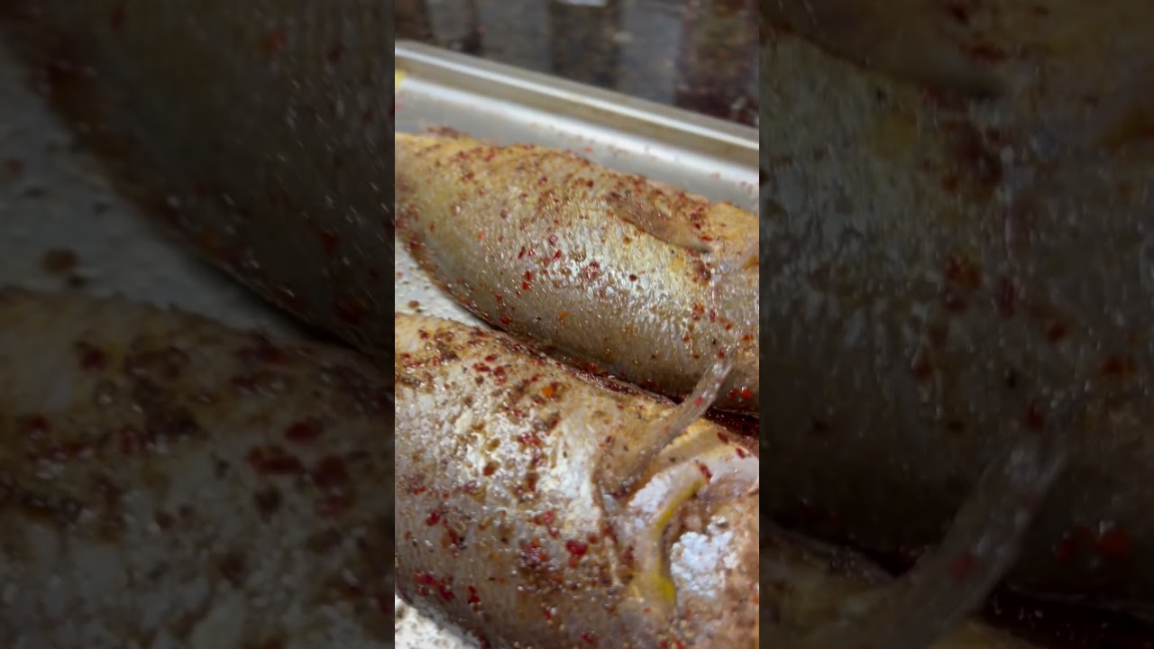 Yellow Croaker Salted and Prepped! 