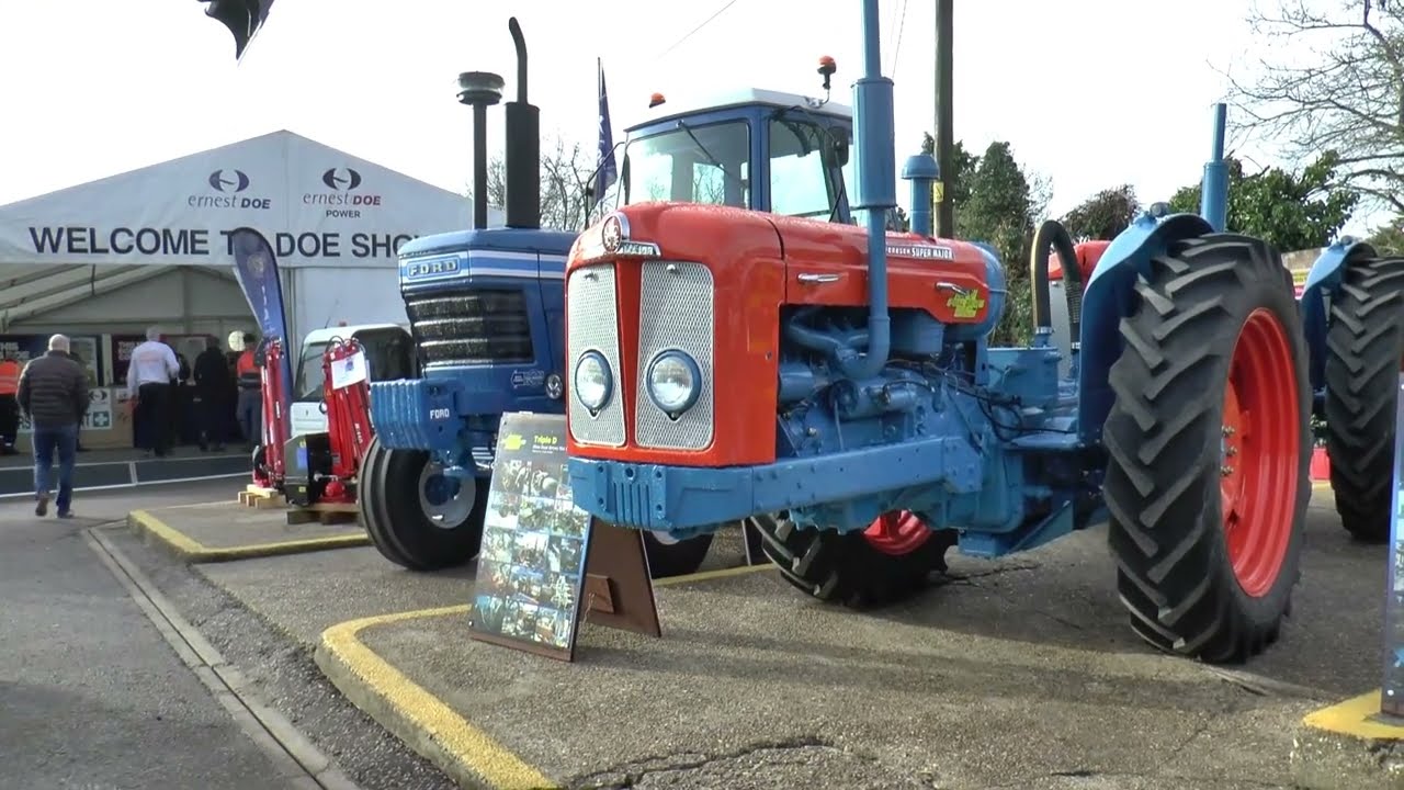 64th doe machinary show, ford   fordson and doe triple D tractors working 2024