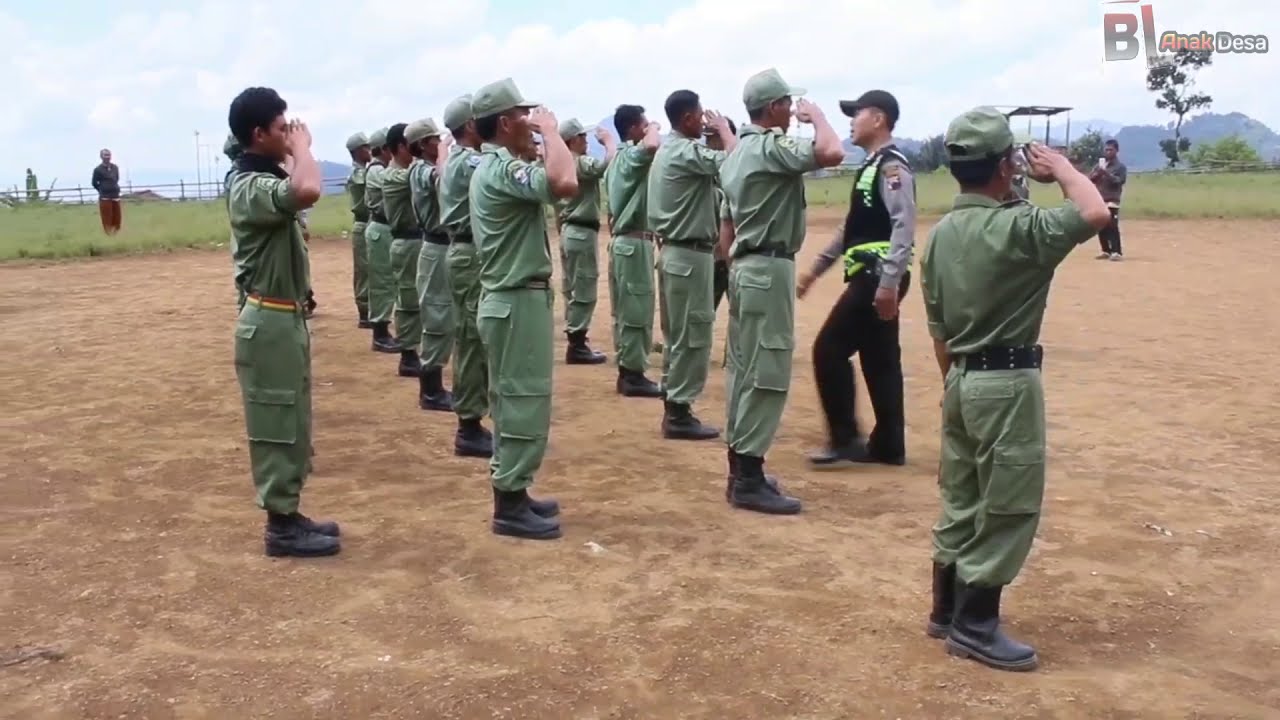 Pelatihan PBB Linmas Desa Sarwodadi Pejawaran