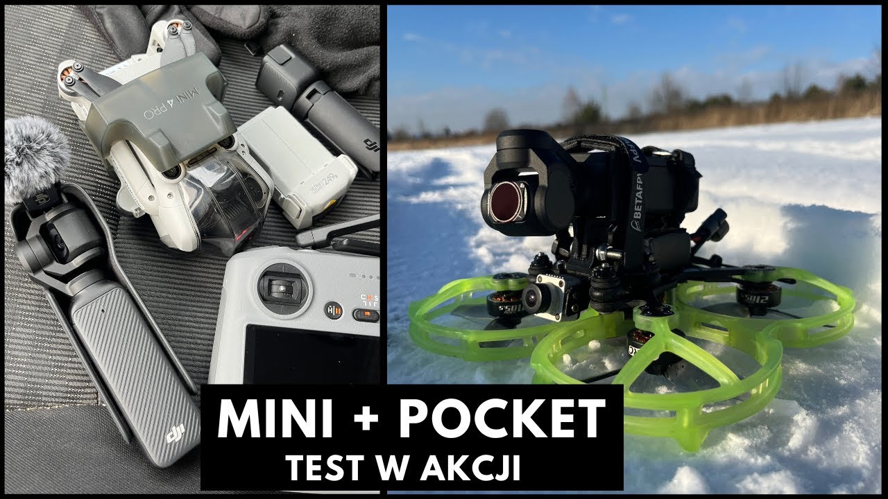 Mini + Pocket 3 - test w zimowych warunkach