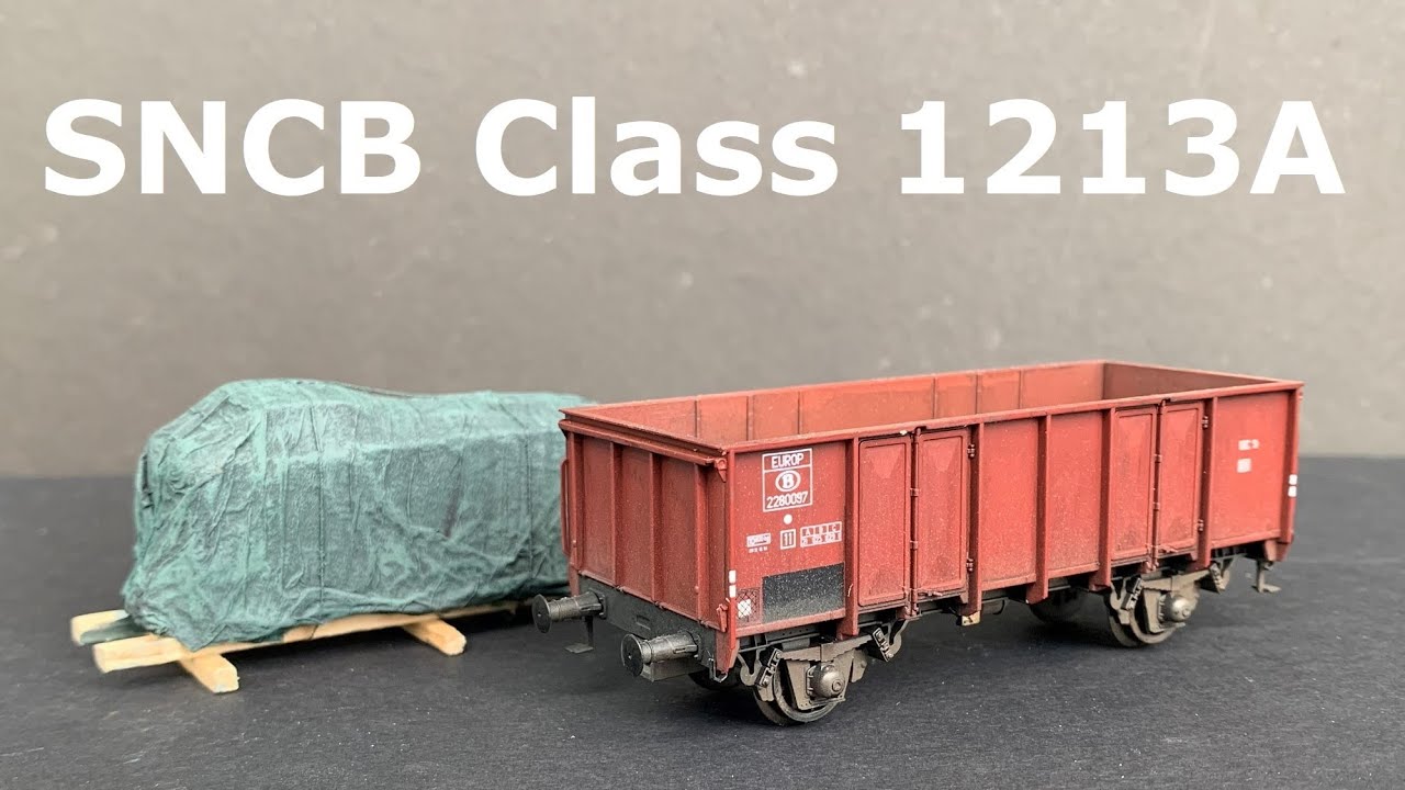SNCB Class 1213A from Roco - Unboxing, Weathering and Loading