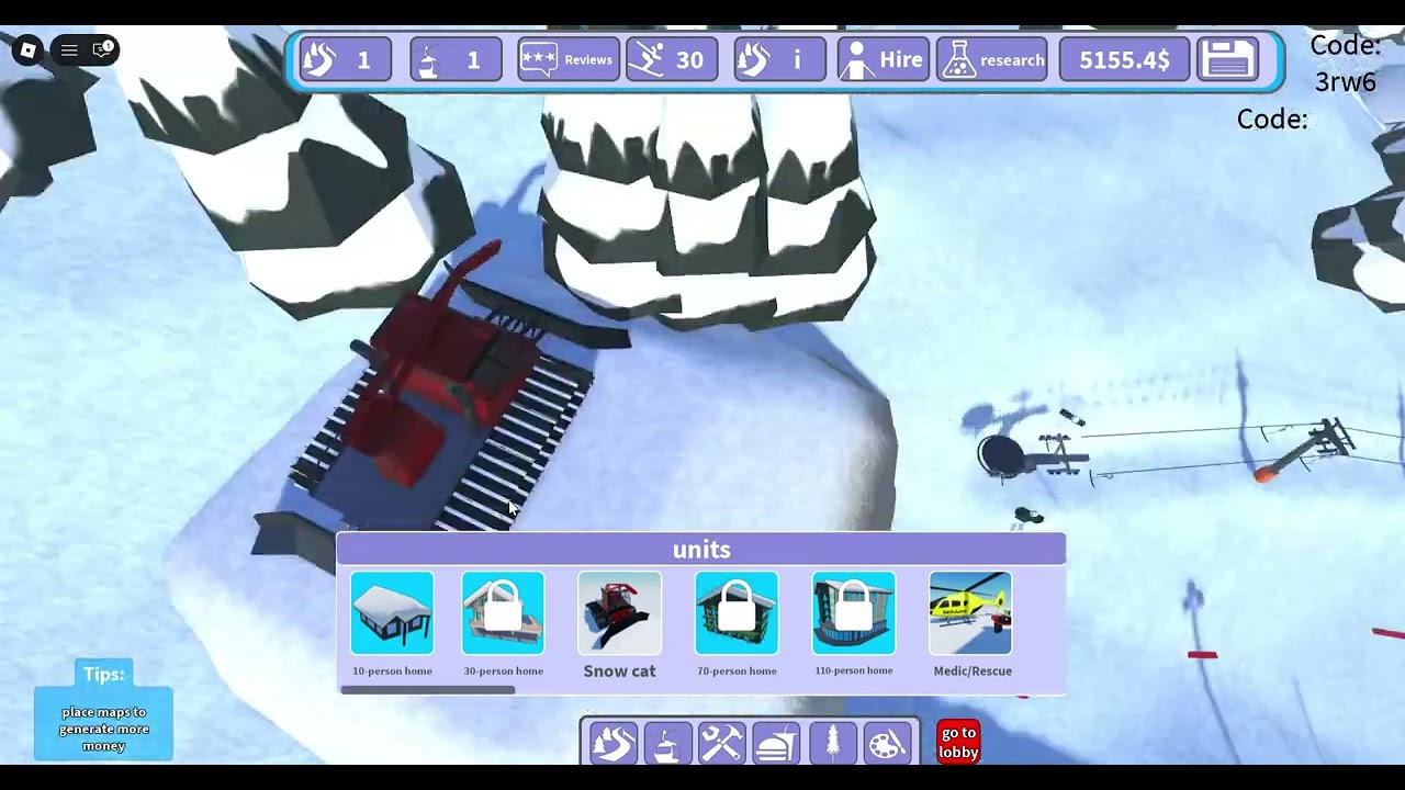 My Ski Resort Tycoon Roblox Gameplay