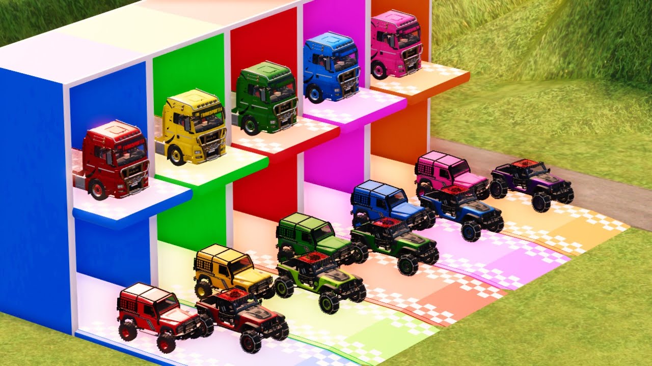 TRANSPORTING ALL POLICE CARS and JEEP AMBULANCE EMERGENCY VEHICLES WITH MAN POLICE TRUCKS ! FS22 #6