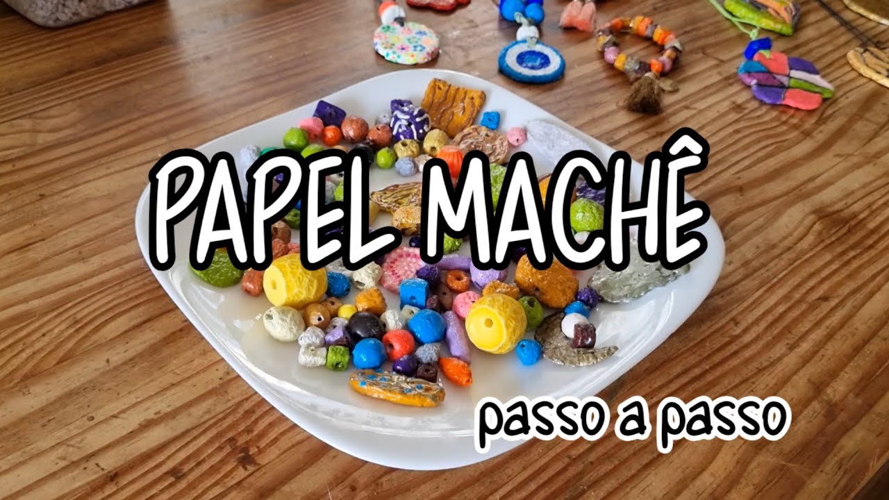 PAPEL MACHÊ - COMO FAZER FÁCIL E RÁPIDO 