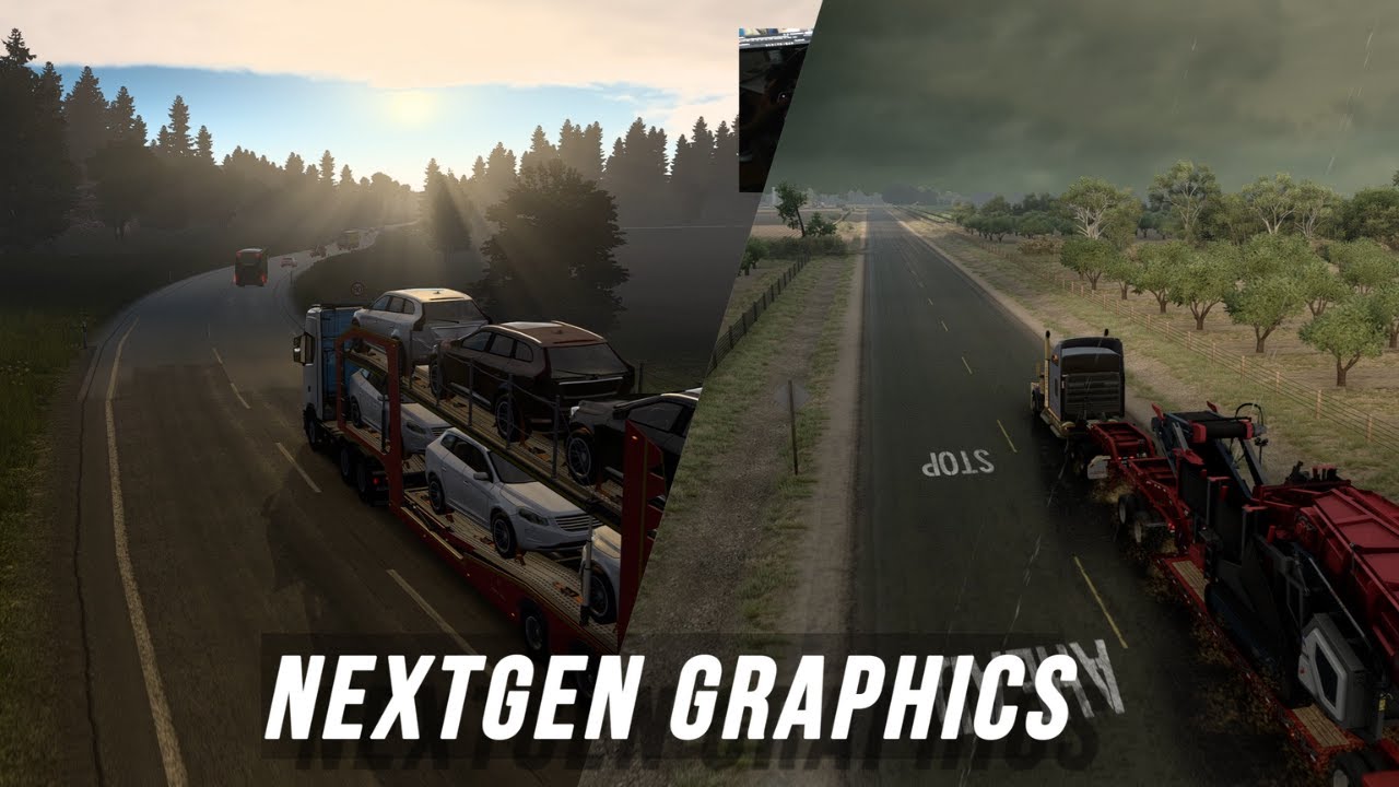ETS2/ATS Lighting Improvements v2 by SNOWYMOON its just amazing!