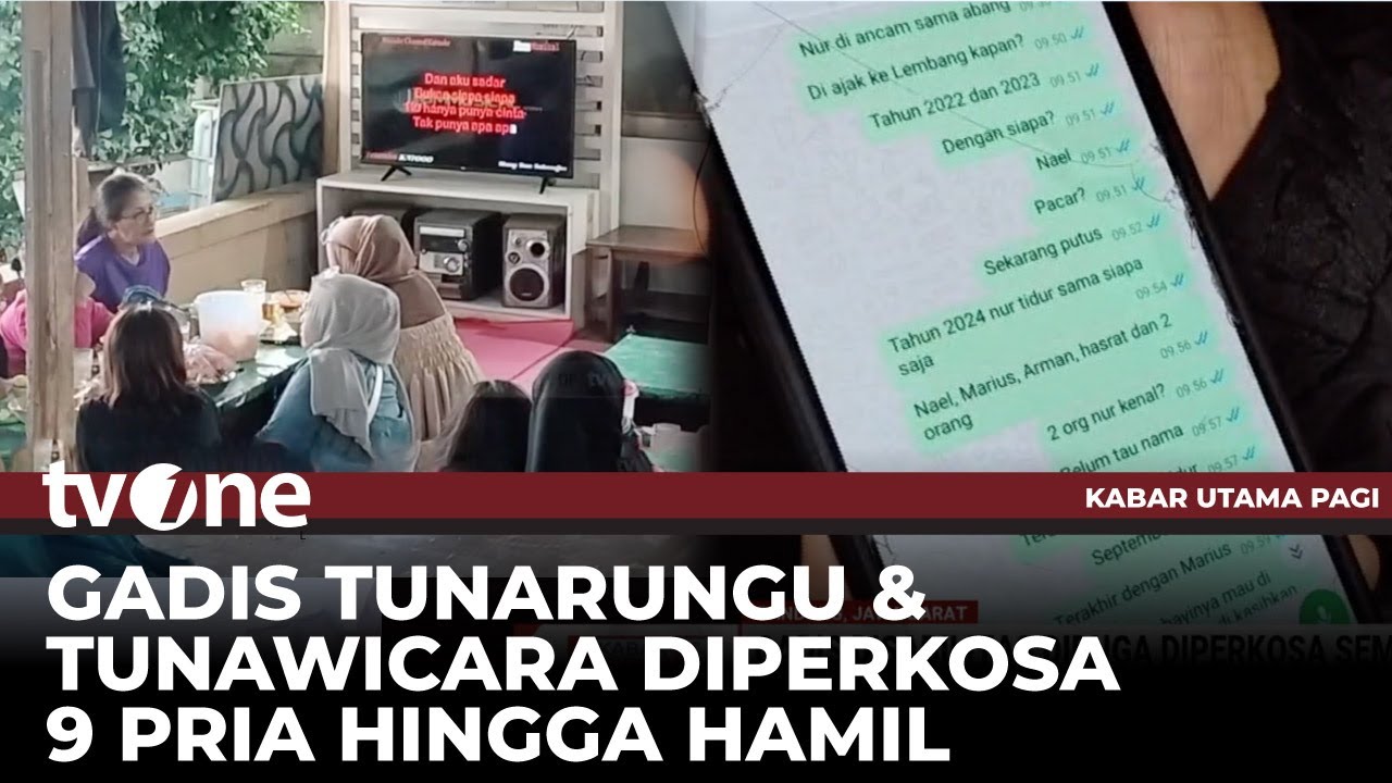 Gadis Disabilitas di Bandung Diduga Jadi Korban Pemerkosaan 9 Pria | Kabar Utama Pagi tvOne