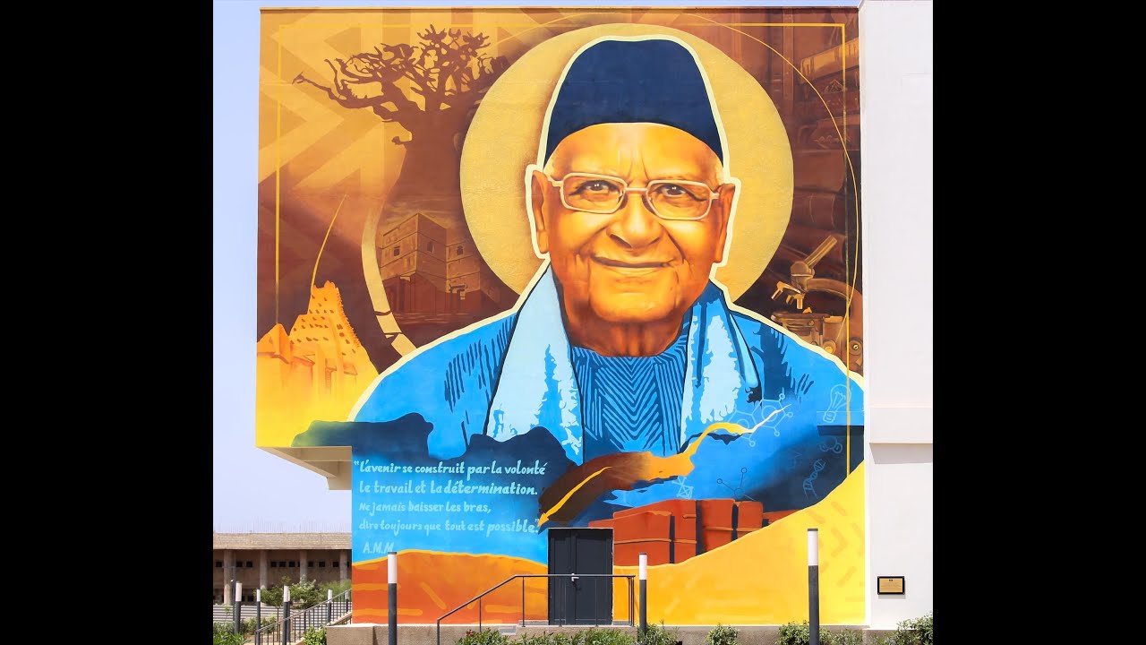 L’art comme héritage : Un mur pour Amadou Mahtar Mbow par Akonga & RBS Crew