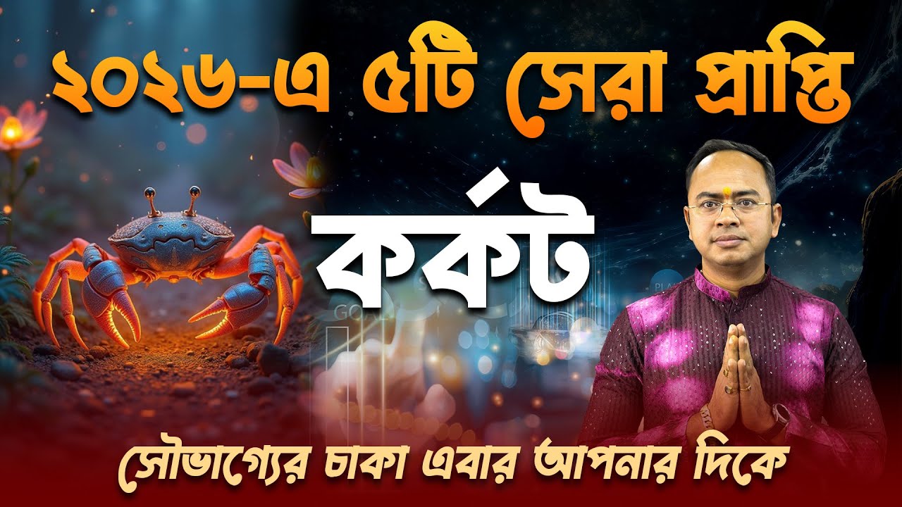 কর্কট রাশির সেরা ৫টি প্রাপ্তি | Cancer Horoscope 2026: 5 Major Success & Predictions | Santanu Dey
