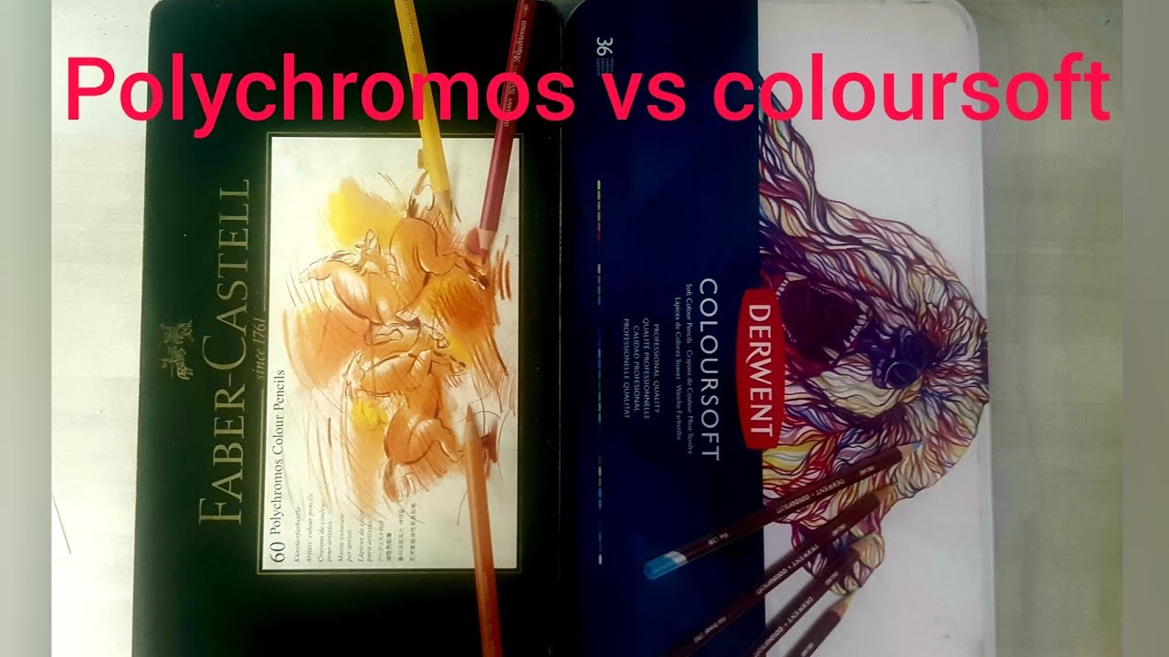 derwent coloursoft pencils vs faber castell polychromos colour pencils.....which one is better