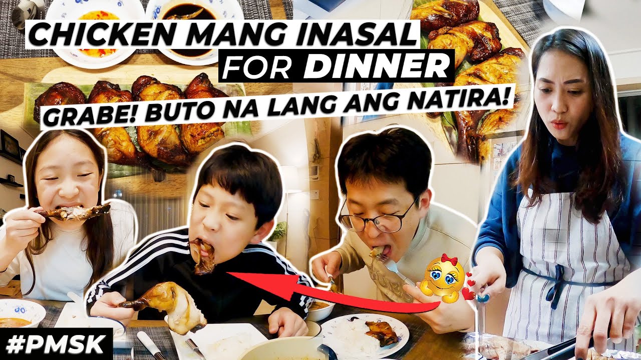 MY KOREAN FAMILY ENJOYING CHICKEN INASAL | NAPA-UNLI RICE SA SARAP!!! | #pmsk