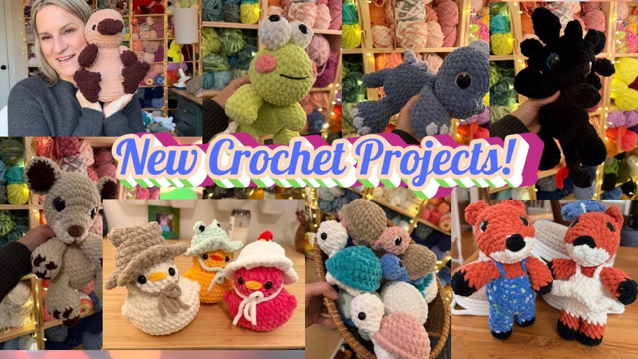 New Crochet Projects and Weekly VLOG 