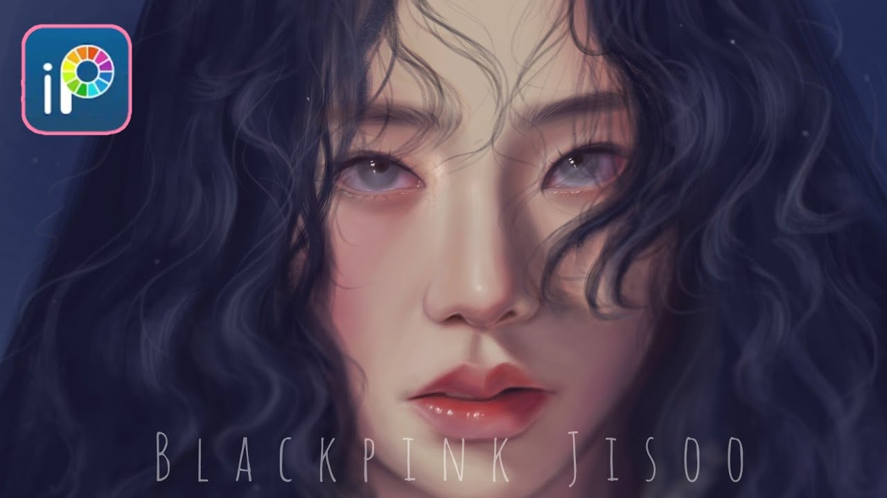 Painting Blackpink Jisoo on ibisPaintx [full video process]🍭