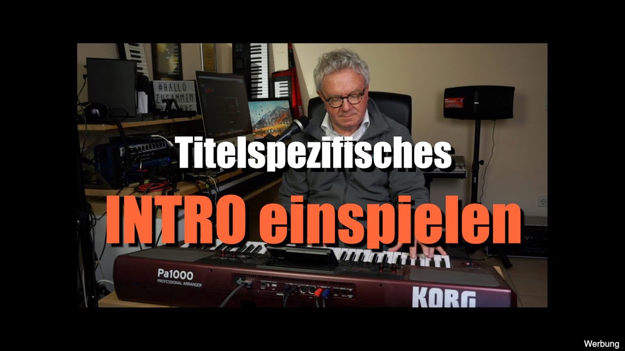 Pa1000/4X - Intro (titelspezifisch) einspielen #188