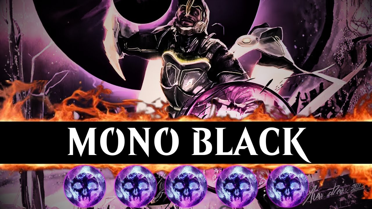Top % Mythic with Mono Black Midrange