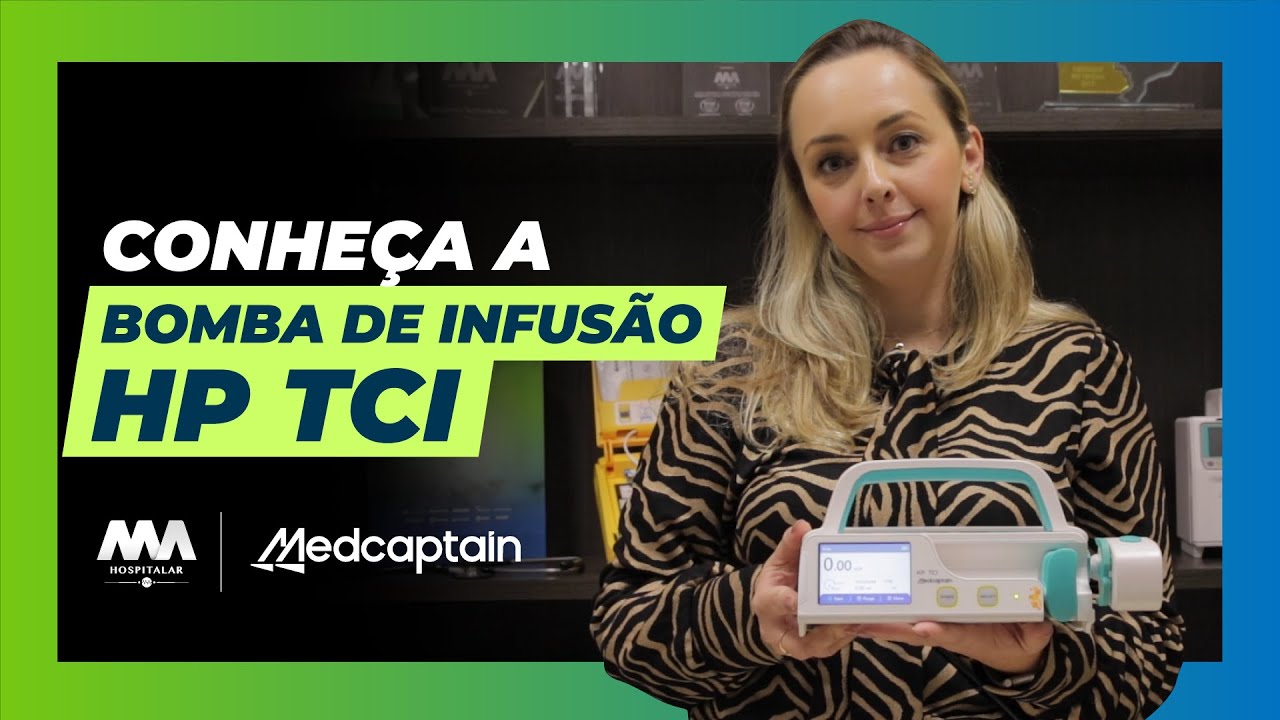 Bomba de Infusão HP TCI Medcaptain - Apresentação