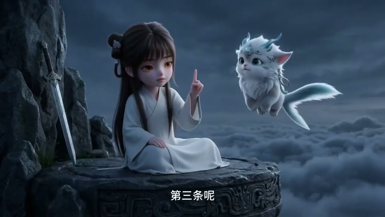 《小叮师妹》云疏误吞灵草获药性，家族遭难被紫霄宗收留。她凭四灵根过问心路，拜玄微为师，快速进阶。宗门弟子失踪，她参与探查，遇内奸归阳真人，林清越将其制服，灵汐现身质问，故事暂歇。#西西漫解