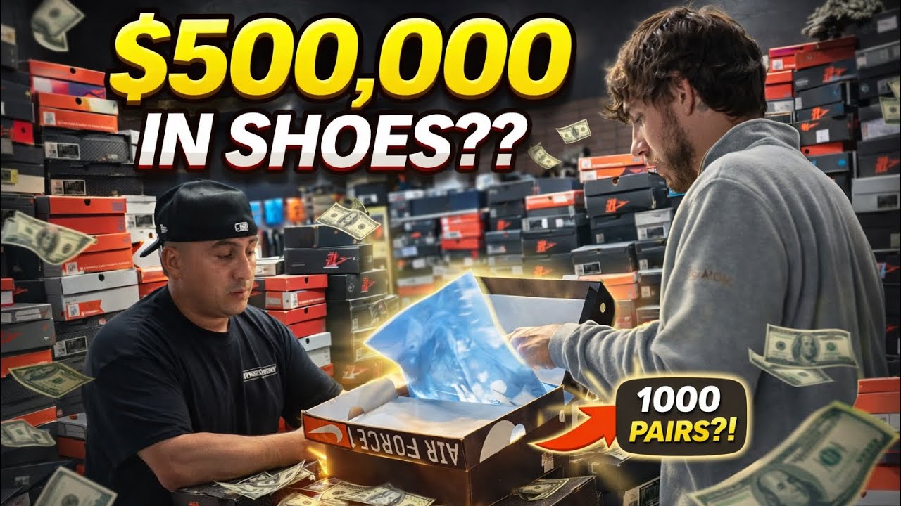 I BOUGHT THOUSANDS of SHOES in ONE DAY!! 