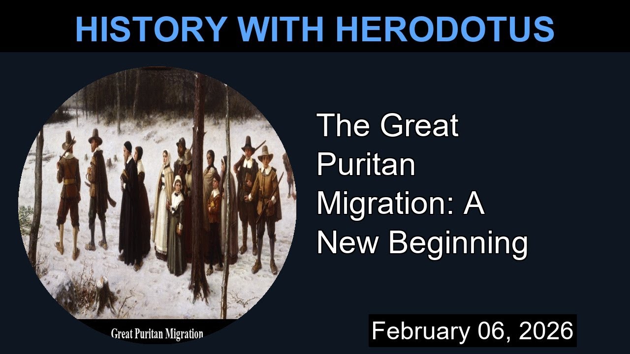 The Great Puritan Migration: A New Beginning | History With Herodotus