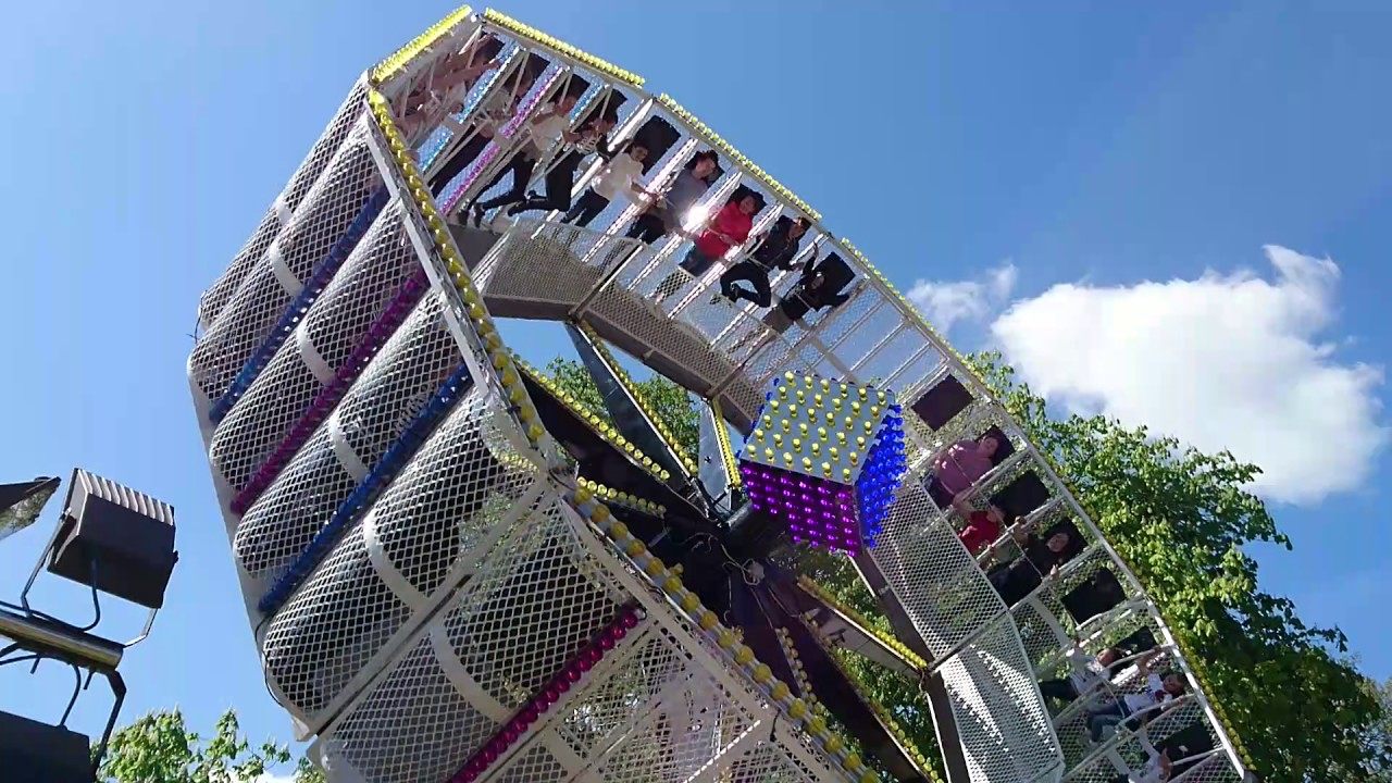 The Cage Ride At Easter In The Park, Bath, 19 April 2017