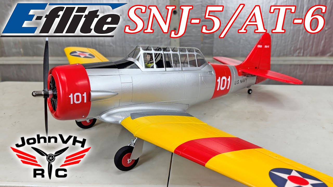 НОВИНКА! Распаковка и сборка E-Flite SNJ-5 T-6 Texan 1.5m