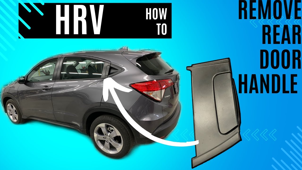 Honda HRV Как снять ручку задней двери Снятие