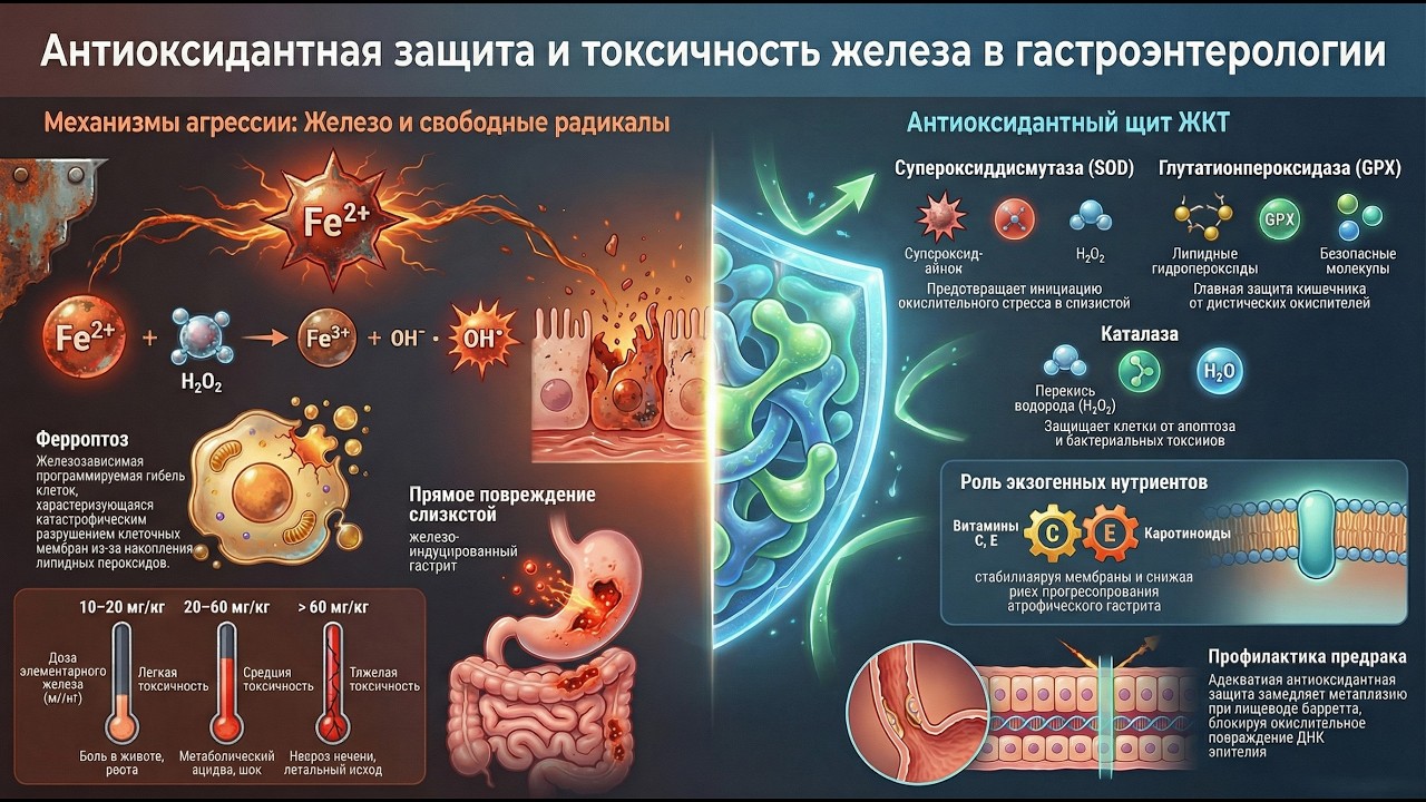 Как витамин С превращает двухвалентное железо в яд при лечении анемии препаратами Fe2+