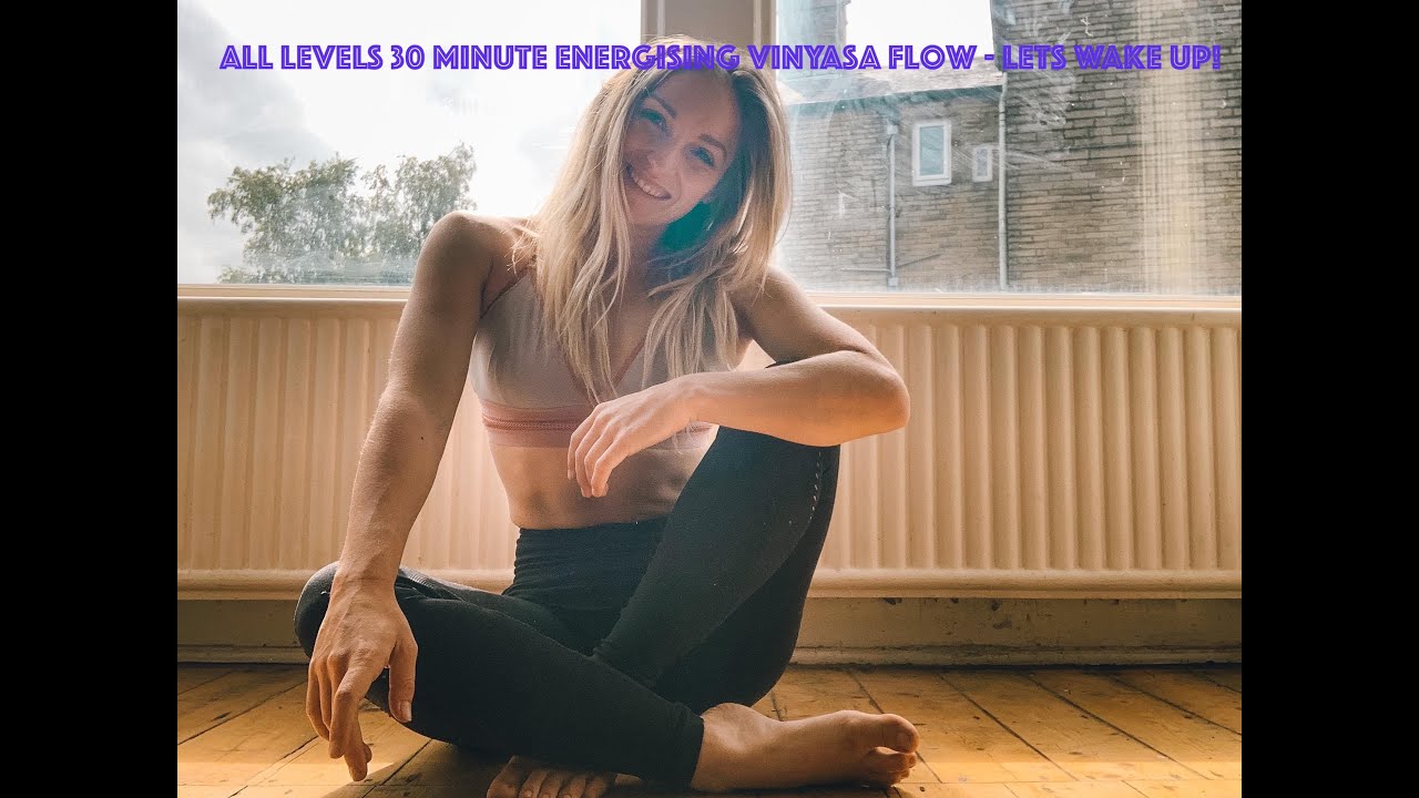 30 minute Energising Morning yoga vinyasa flow - GeGe Yoga