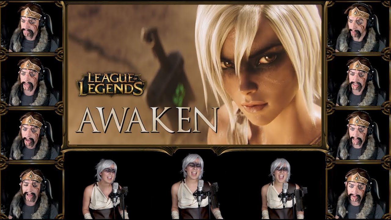Awaken - League of Legends - Acapella Cover | Lyric Video