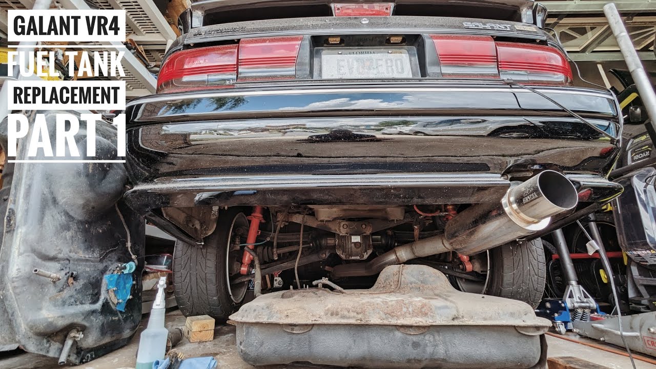 Galant VR4 fuel tank replacement Part 1