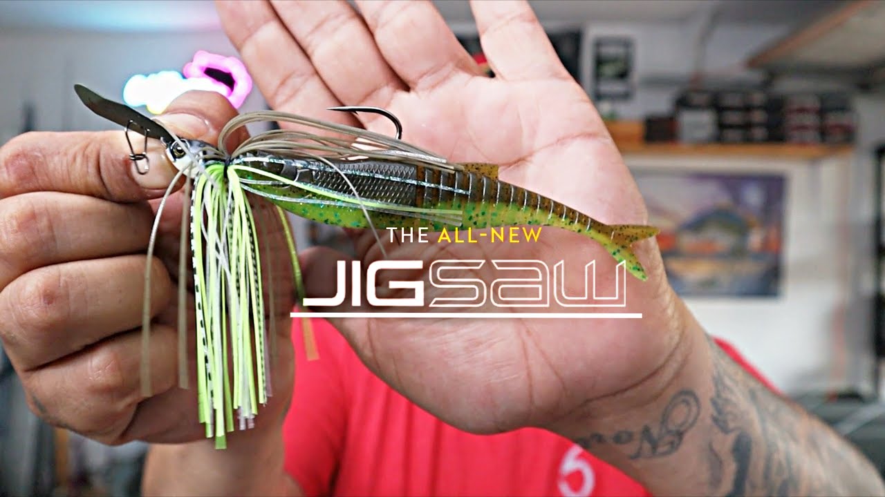 Новая джиг-головка JIG-SAW Bladed и приманка Jig Saw Minnow от 6th Sense Fishing.