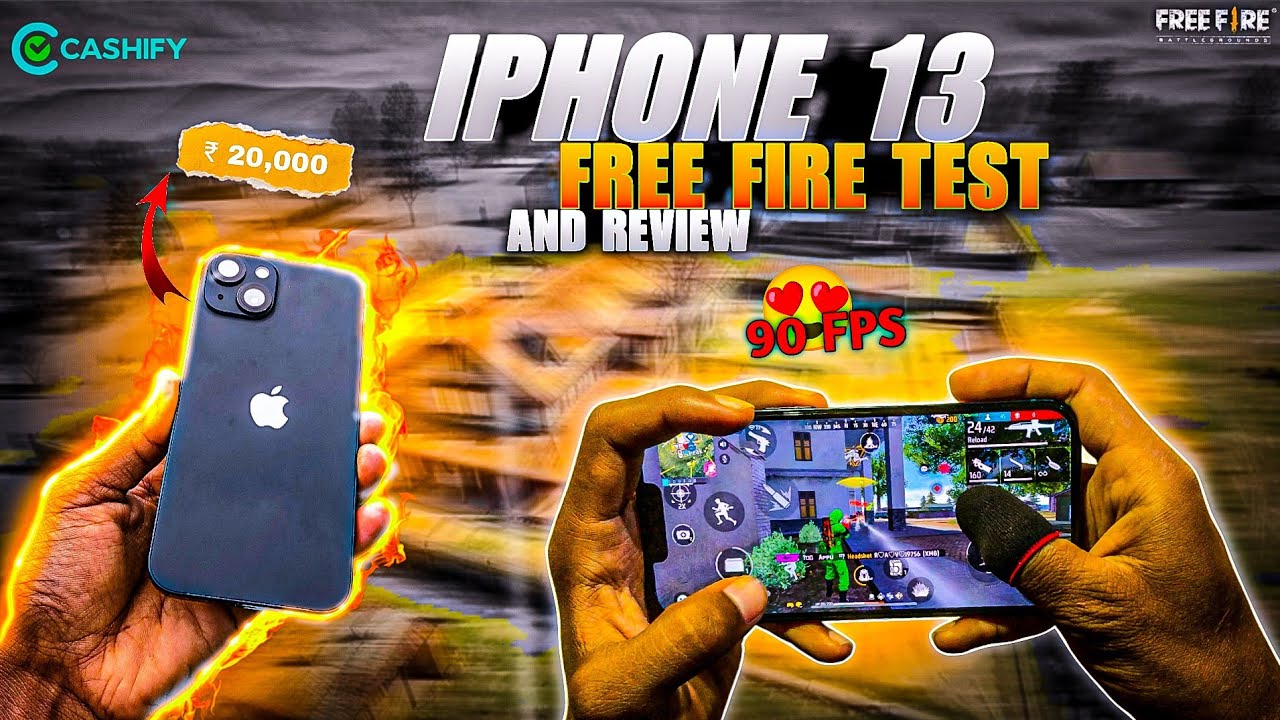 iphone 13 free fire test // iphone 13 gaming test // iphone 13 gamplay test // iphone 13 review 2025