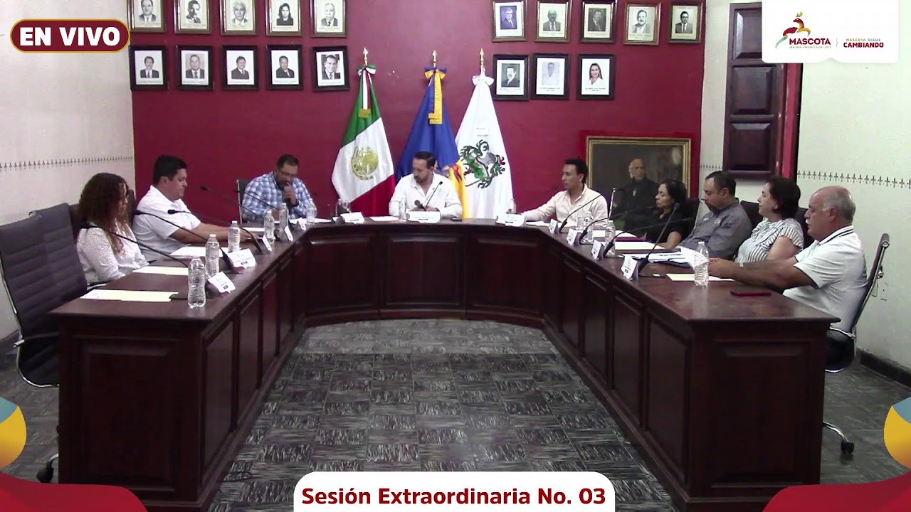 Sesión Extraordinaria número 3 del H. Ayuntamiento de Mascota, Jalisco,