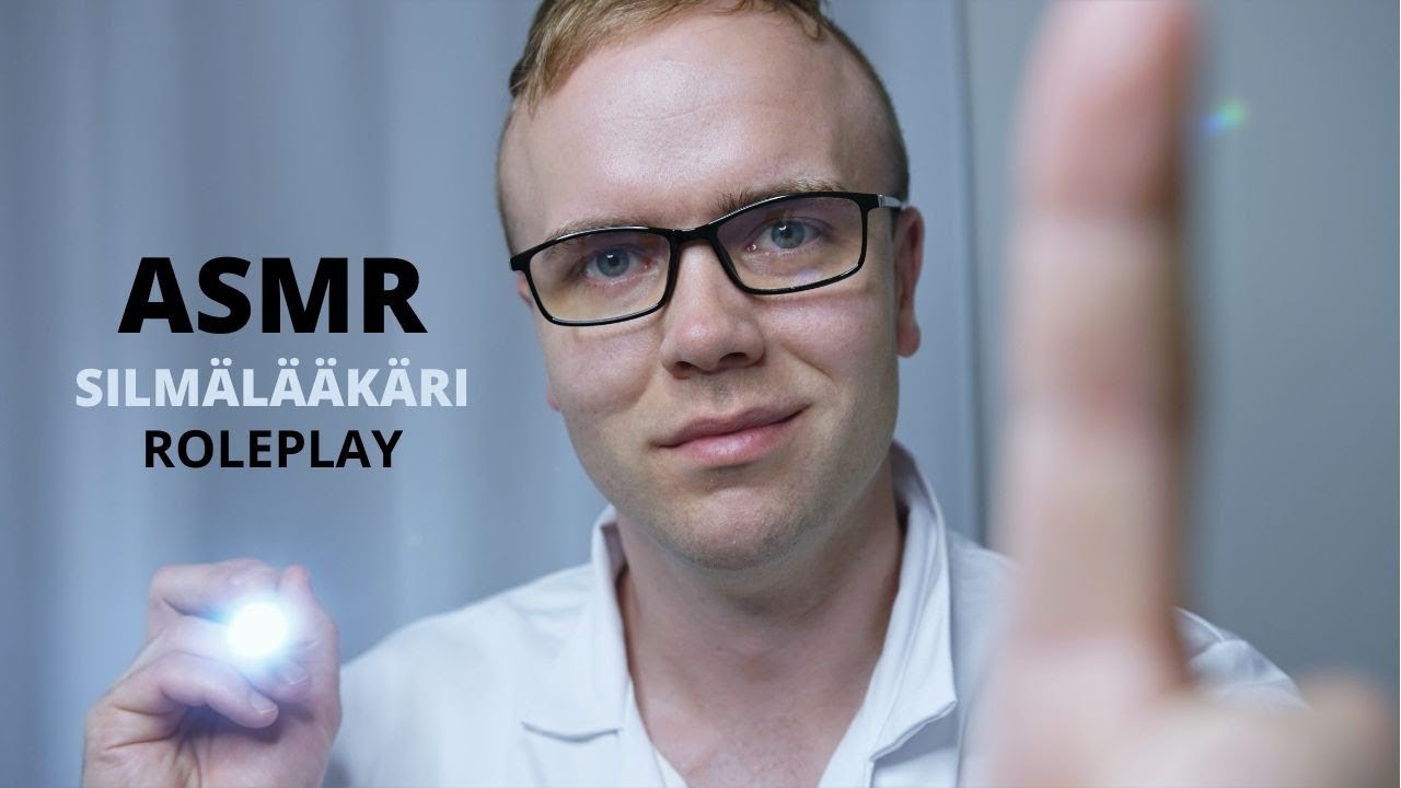 ASMR SUOMI 👀 Näöntarkastus roleplay • Personal attention • Soft spoken / whispered
