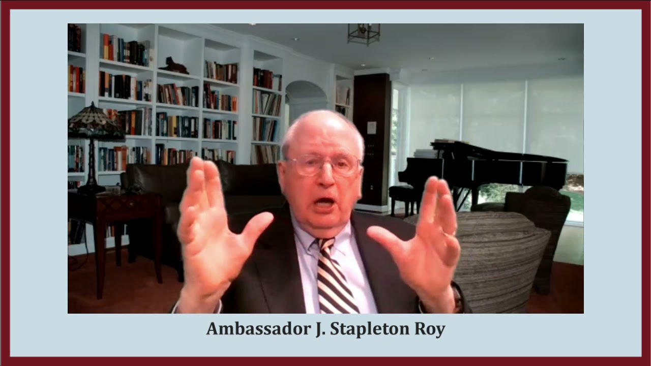 Advice for Today's Diplomats (Amb J. Stapleton Roy)