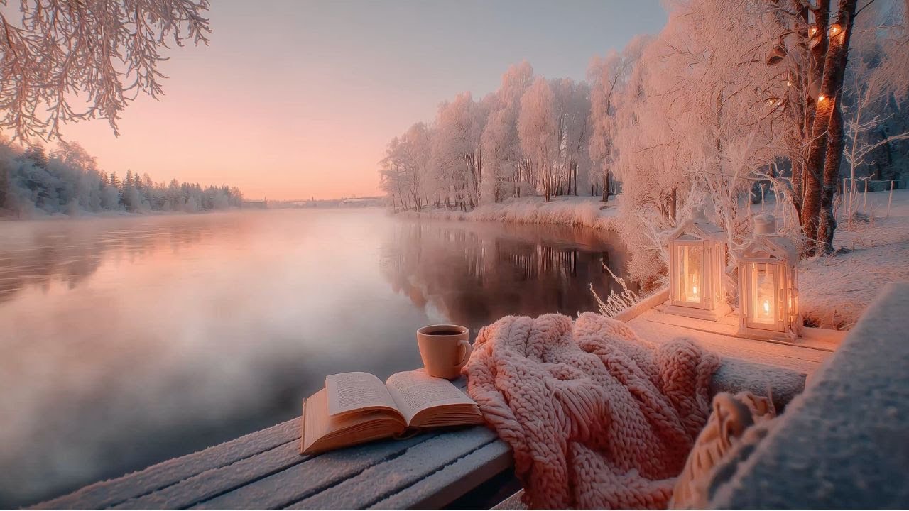 Winter Glow Relaxation ✨ Relaxing Piano Music for Reading & Peaceful Evenings