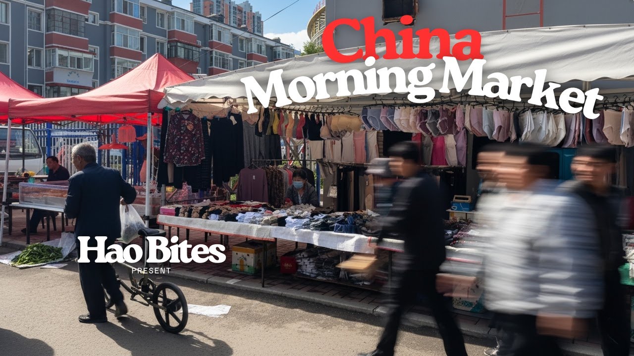 Утренний рынок в Северо-Восточном Китае | Уличная еда и местная жизнь | China Morning Market&Food